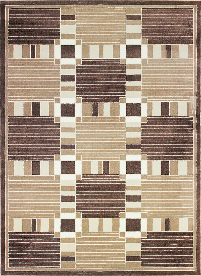 Berfin Dywany, Kusový koberec Romans 2111 VIZON, 120x180, hnědá, obývací pokoj