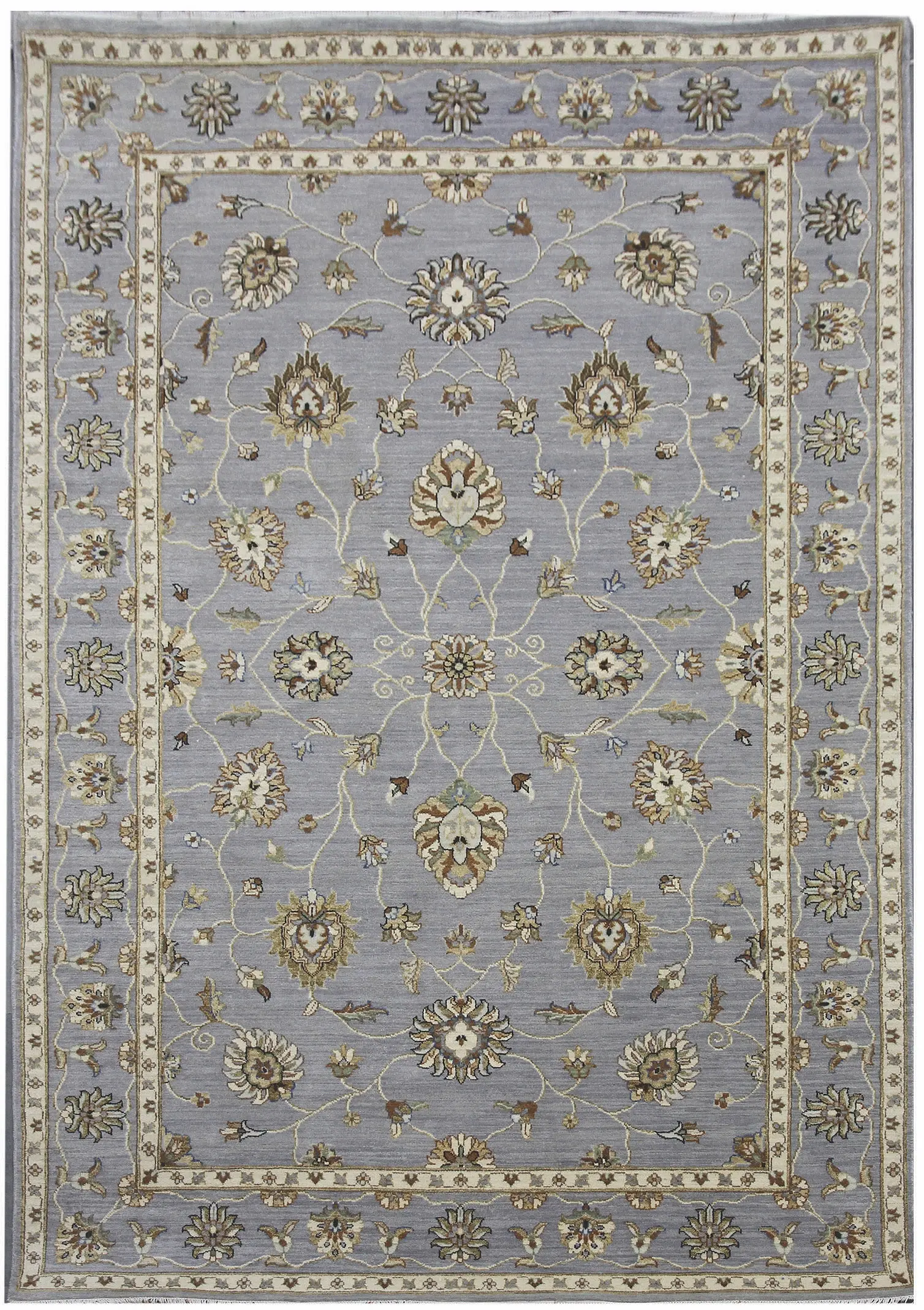 Diamond Carpets India, Ručně vázaný kusový koberec Diamond DC-M 2 Light grey/light grey, 305x425, šedá, chodba / předsíň