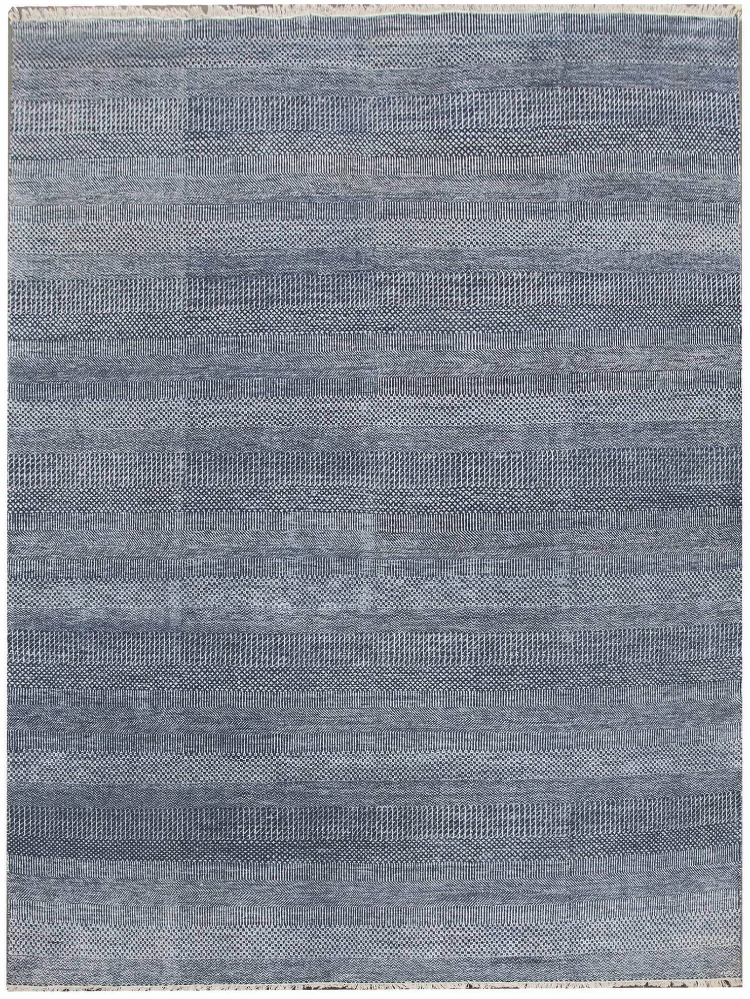 Diamond Carpets India, Ručně vázaný kusový koberec Diamond DC-MCN Denim blue/silver,