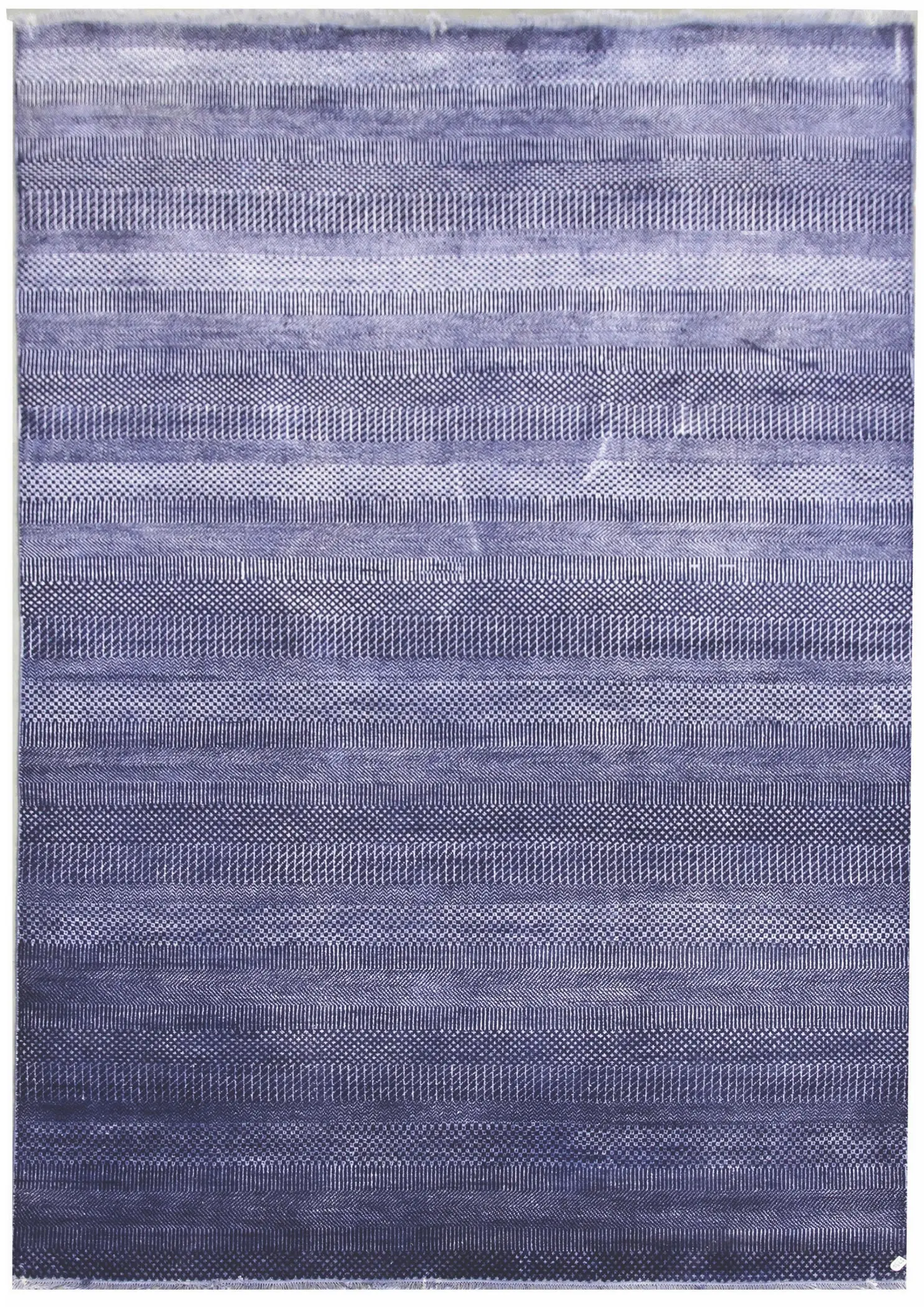 Diamond Carpets India, Ručně vázaný kusový koberec Diamond DC-MCN Lilac/silver (overdye), 365x457, fialová, chodba / předsíň