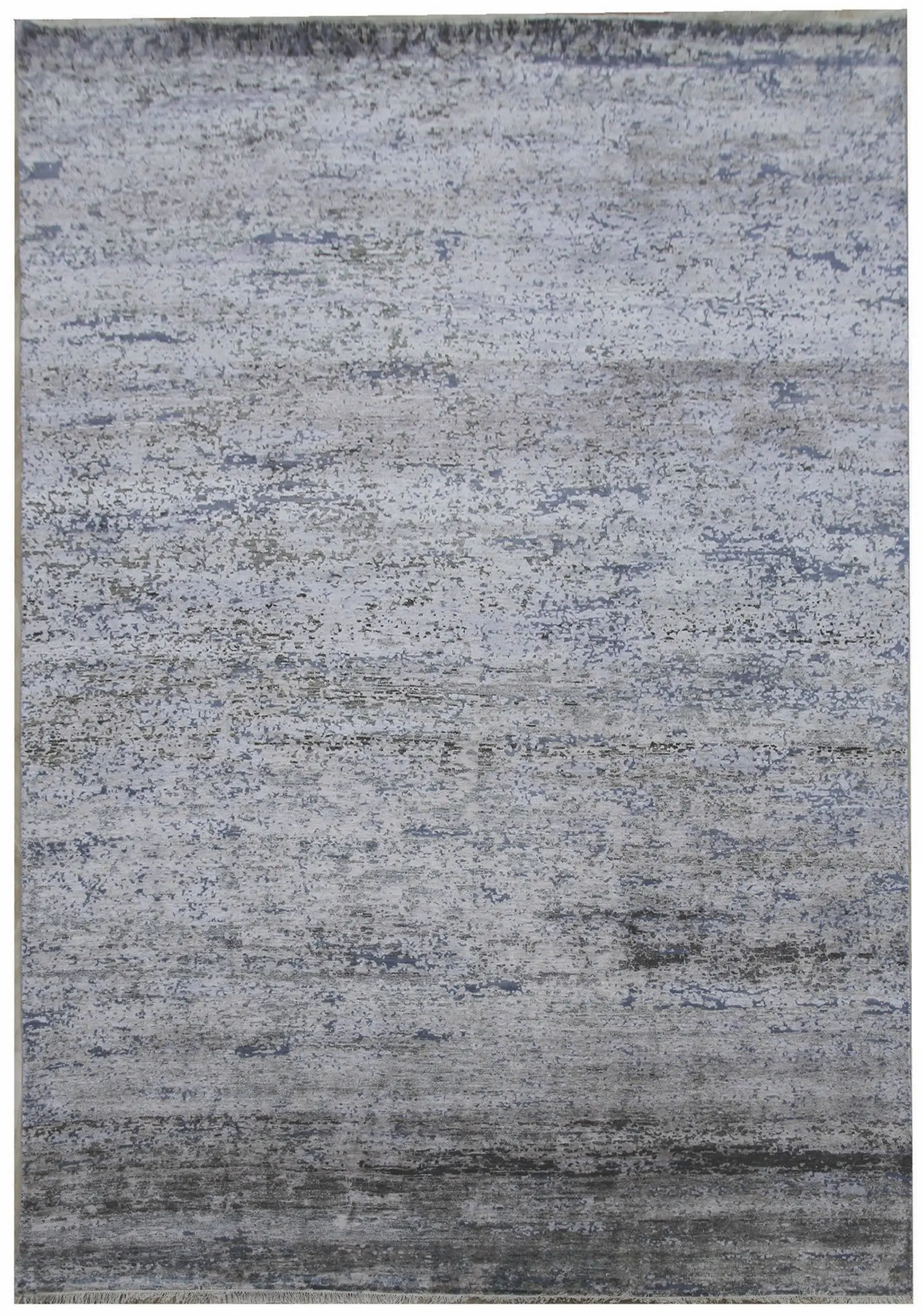 Diamond Carpets India, Ručně vázaný kusový koberec Diamond DC-KM Glacier mix, 365x550, modrá, kancelář
