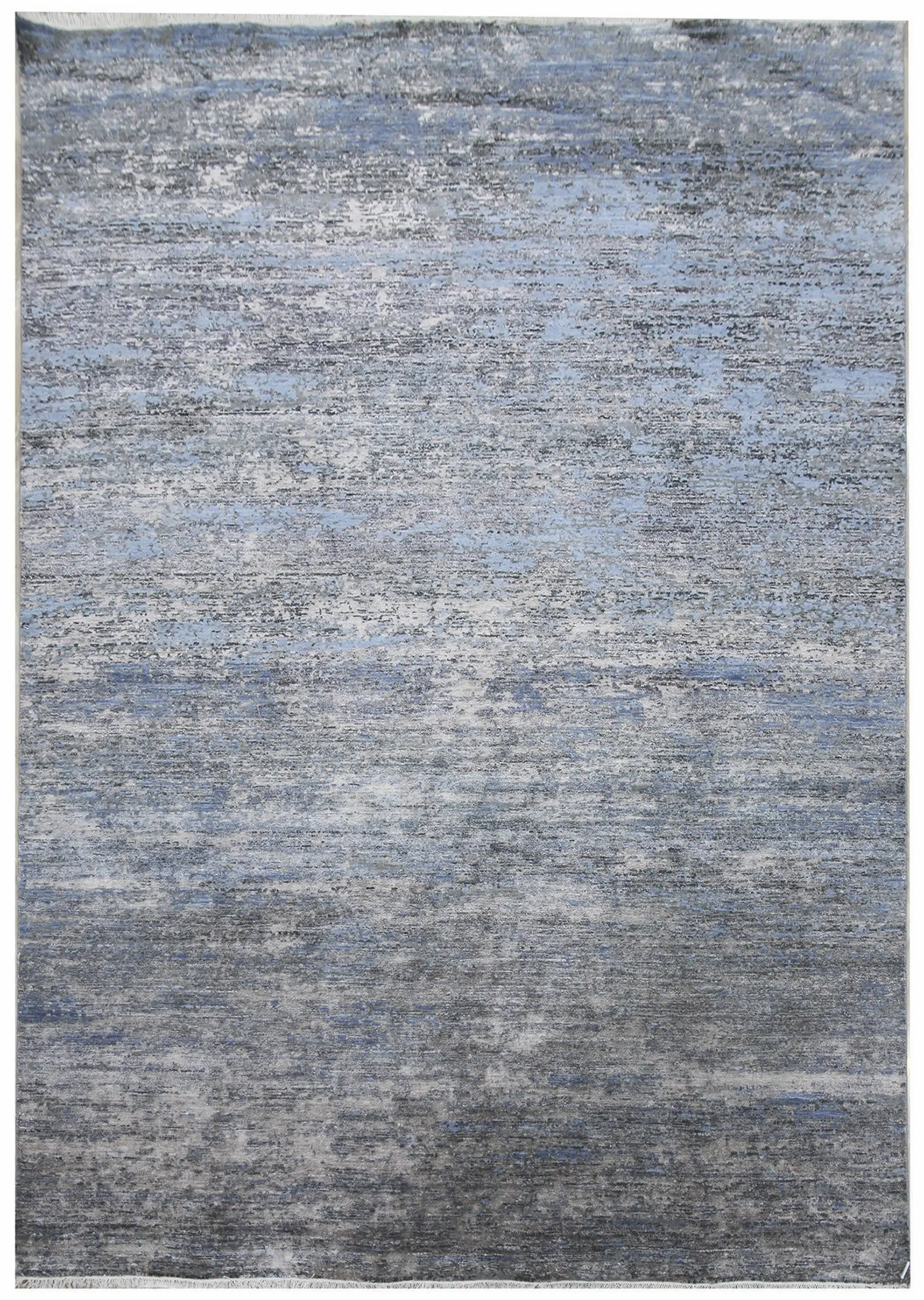 Diamond Carpets India, Ručně vázaný kusový koberec Diamond DC-KM Thropical mix, 180x275, modrá, chodba / předsíň