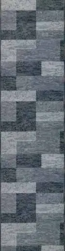 Associated Weavers, Protiskluzový běhoun na míru Icona 97, šíře 67 cm, šedá, chodba / předsíň
