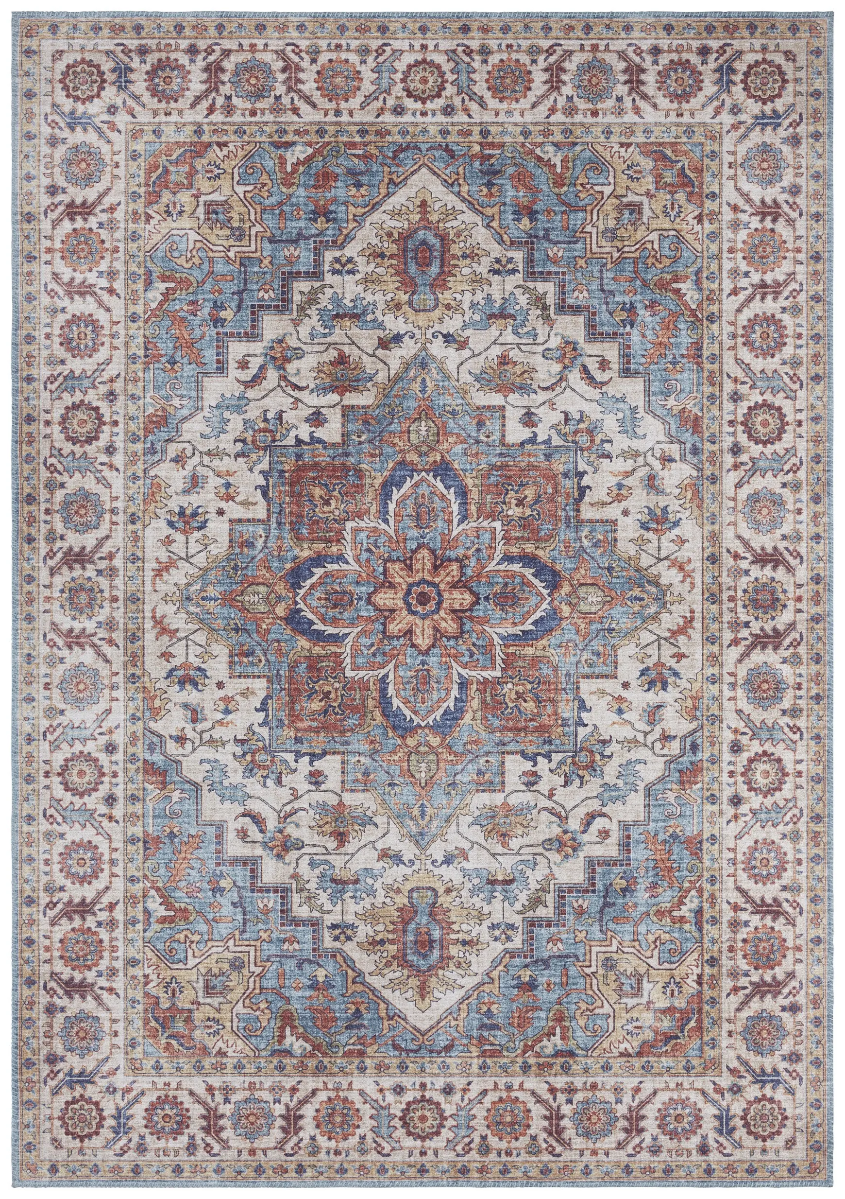 Kusový běhoun Nouristan Asmar 104002 Cyan blue 80x200 cm