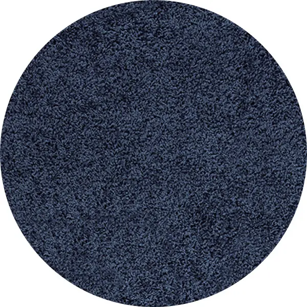 Ayyildiz, Kusový koberec Life Shaggy 1500 navy kruh,