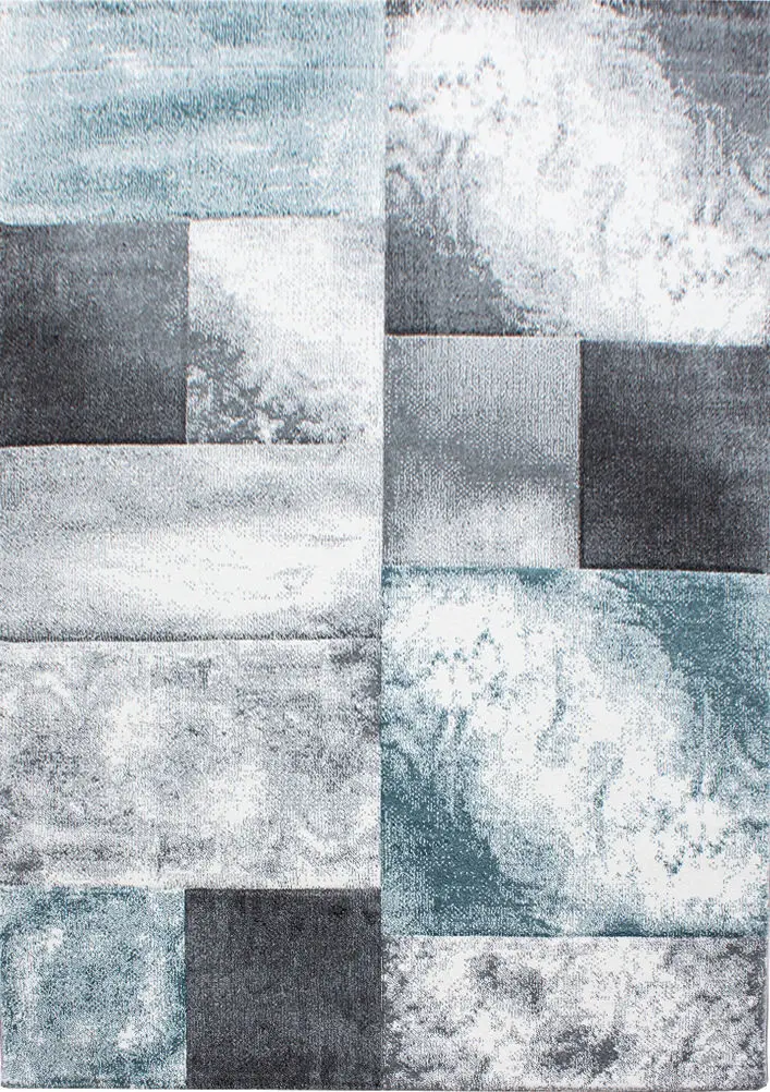 Modro-šedý běhoun 80x300 cm Hawaii – Ayyildiz Carpets
