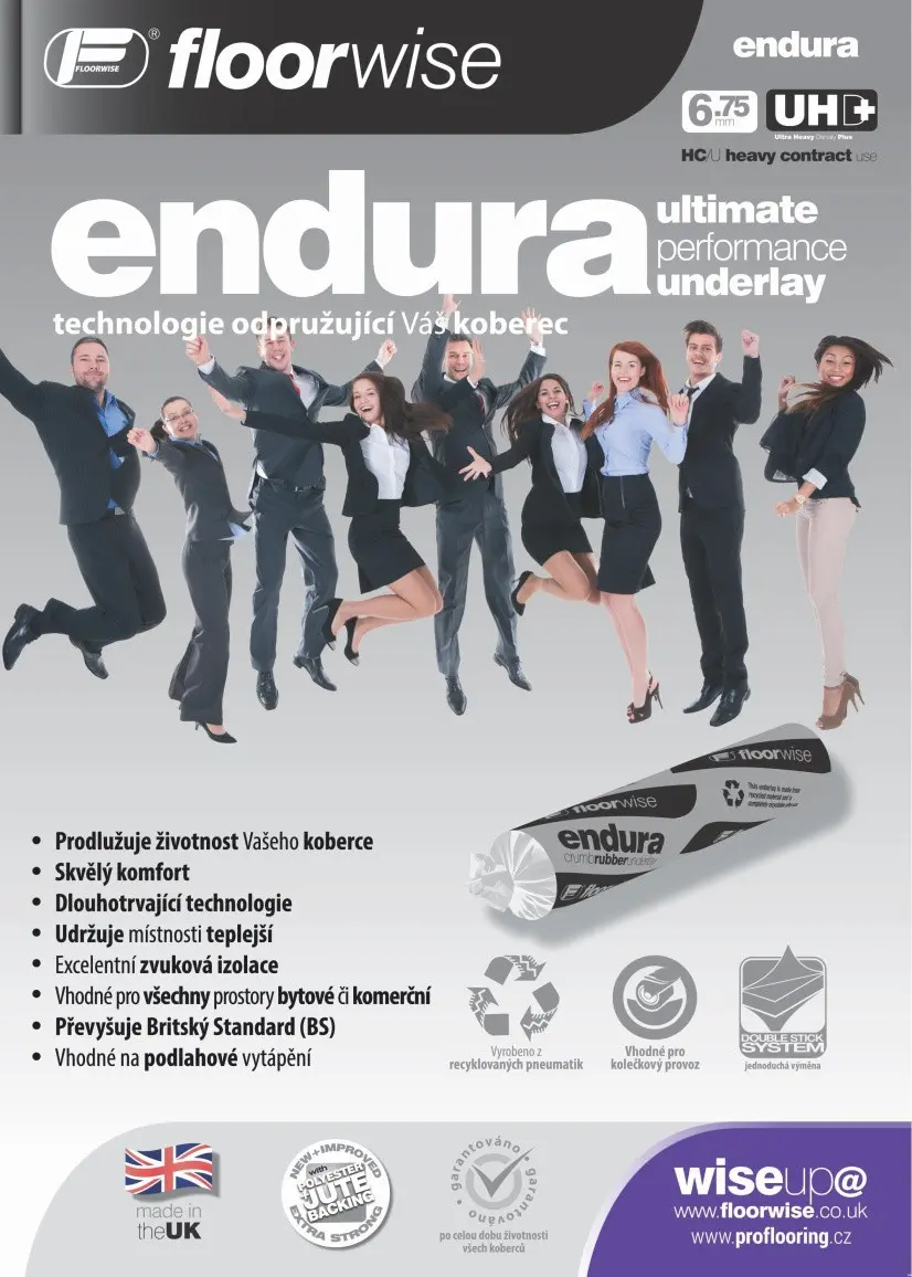 Floorwise Podložka pod koberec Floorwise Endura (role 15 m2) - 137x1100 (role 15 m2) cm