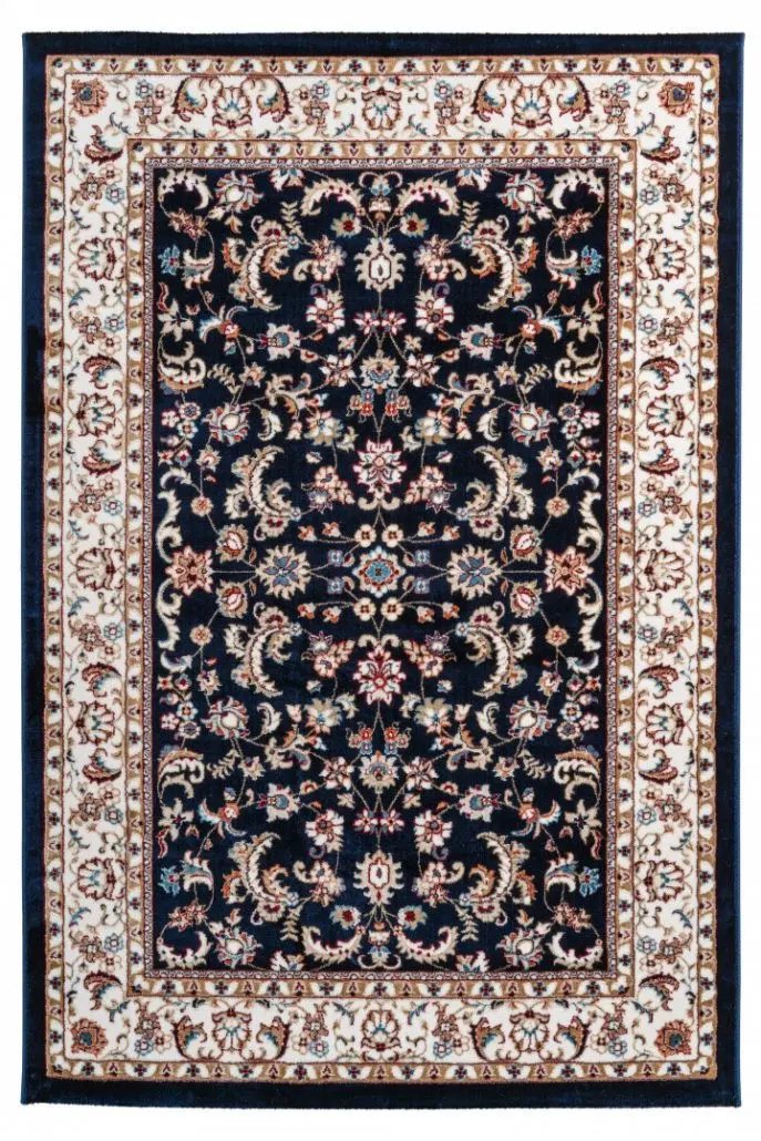 Obsession, Kusový koberec Isfahan 741 navy, 80x150, modrá, kancelář