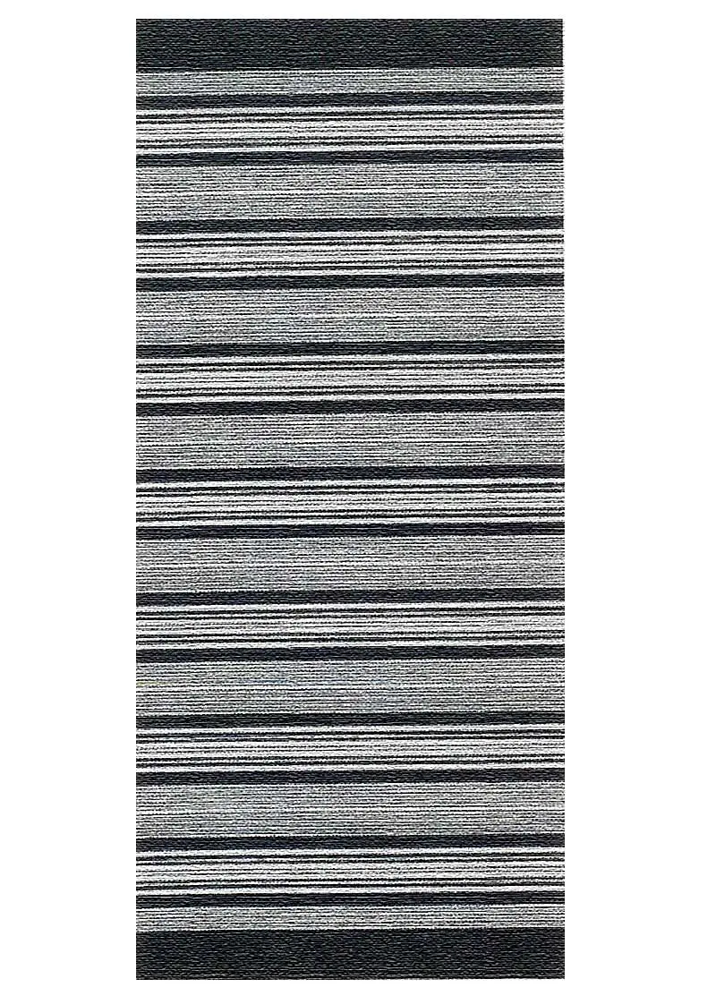 Oriental Weavers, Pratelný běhoun Laos 125/999X, 55x85, černobílá, chodba / předsíň
