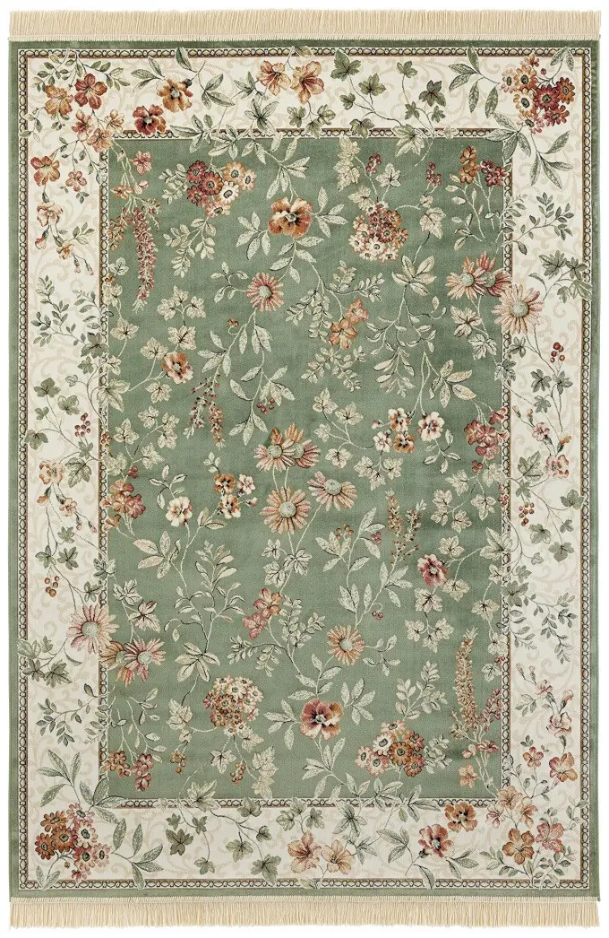 Hanse Home, Kusový koberec Naveh 104374 Green, 135x195, zelená, chodba / předsíň
