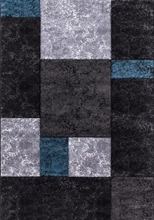 Ayyildiz Kusový koberec Hawaii 1330 – modrá/šedá/černá 160x230 cm