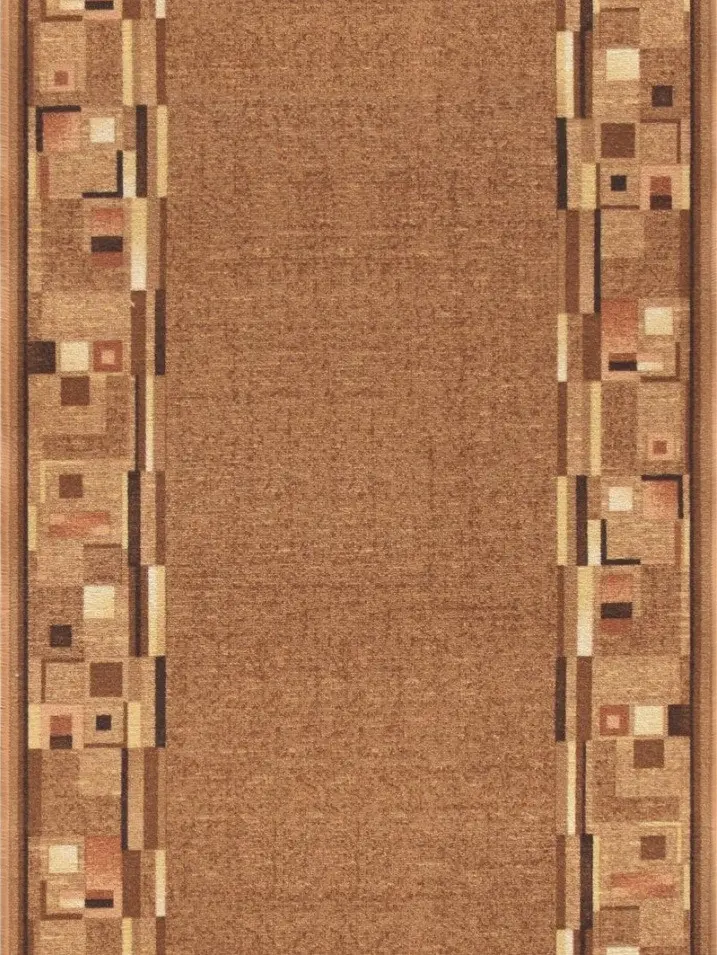Associated Weavers, Protiskluzový běhoun na míru Bombay 33, šíře 67 cm, hnědá, chodba / předsíň