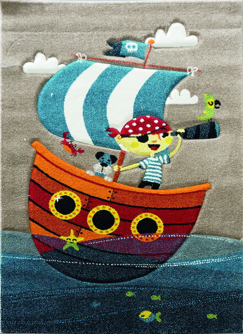 Berfin Dywany, Dětský koberec Smart Kids 22766 Blue, 120x180, vícebarevná, dětský pokoj