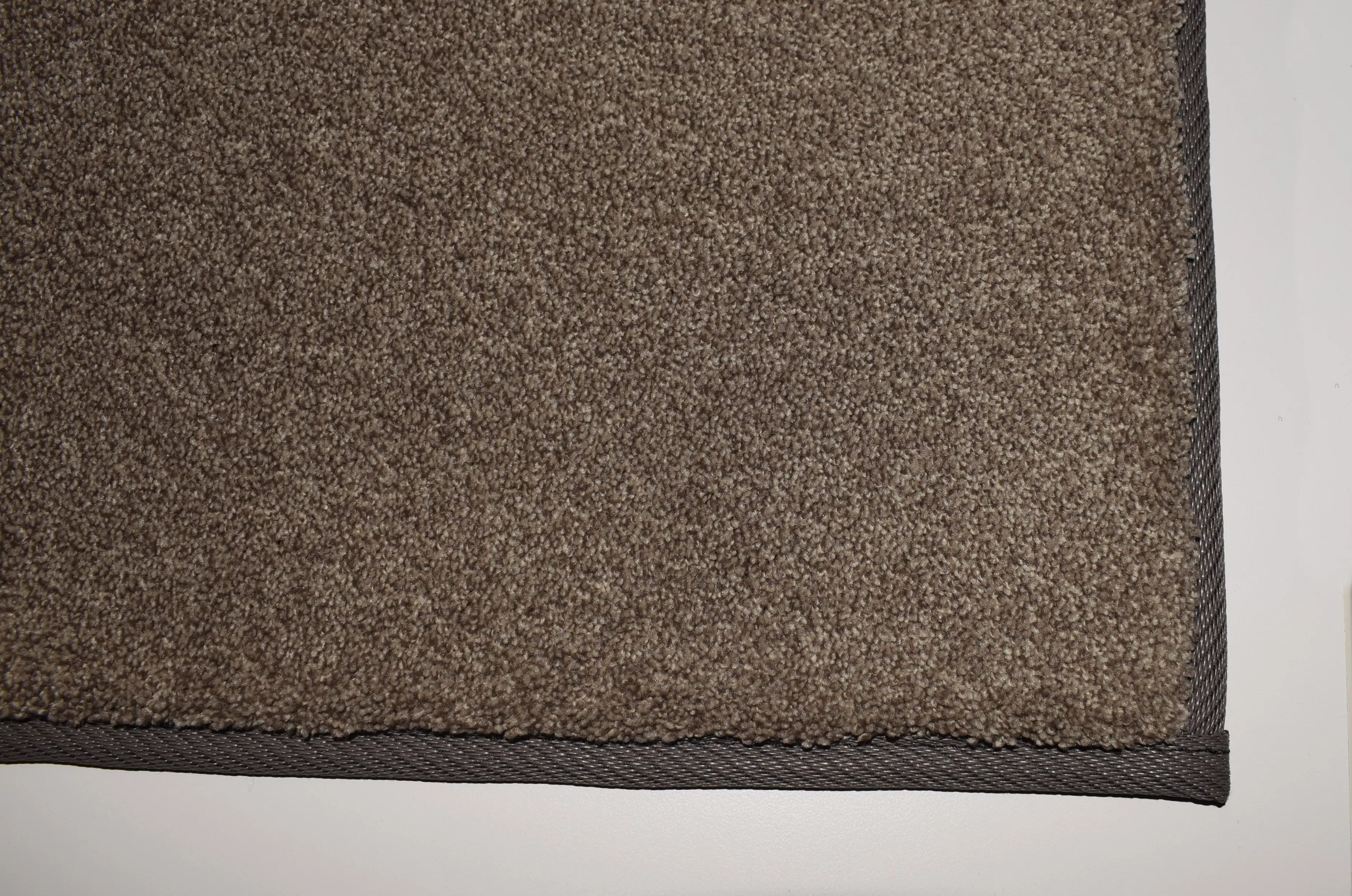 Lano, Kusový koberec Supersoft s bordurou 420 hnědý, 60x100, hnědá, chodba / předsíň