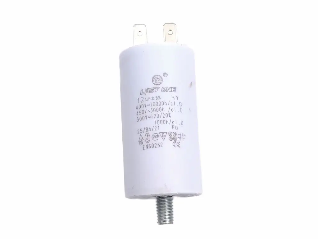 Kondenzátor rozběhový 12uF, konektory TC886DS