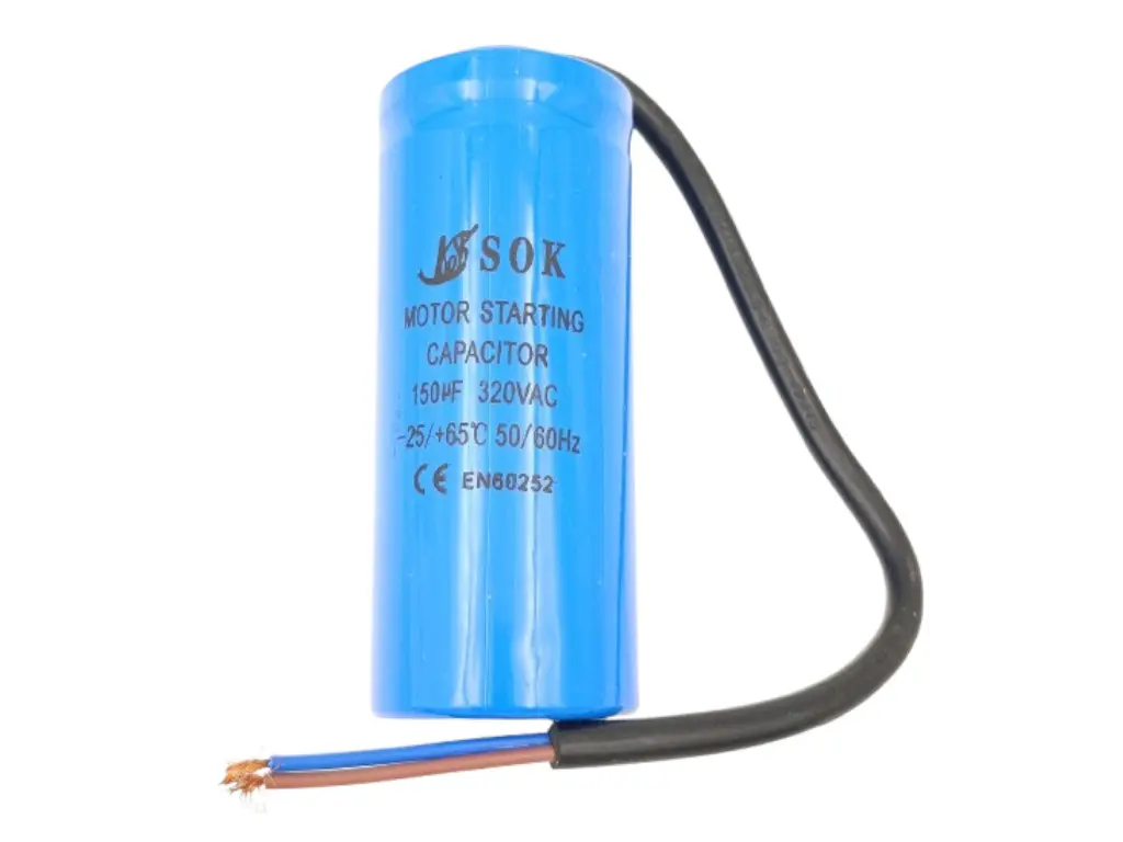 Kondenzátor rozběhový 150uF, kabel TC544