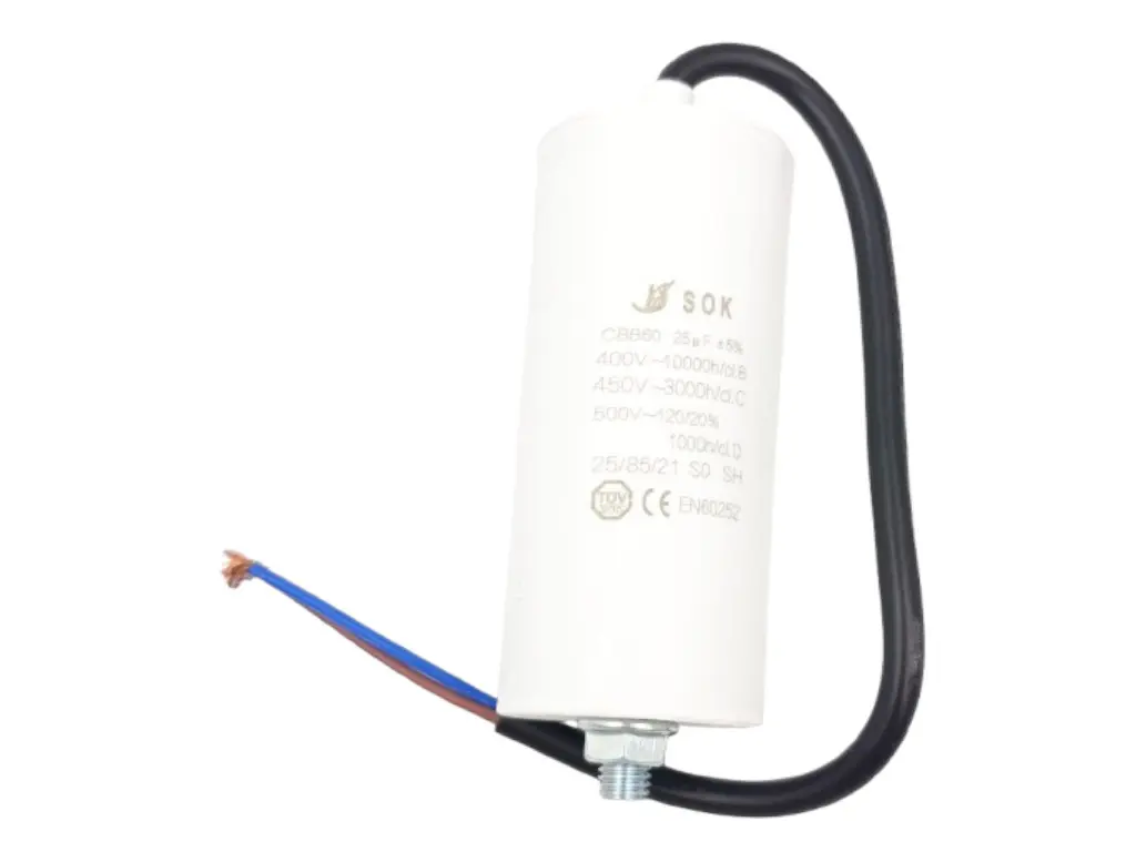Kondenzátor rozběhový 25uF kabel TC886HS
