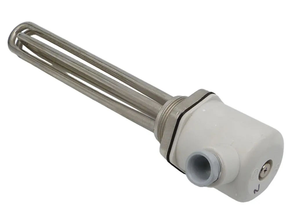Topné těleso 2 kW, chrom, závit G 6/4", elektrokotel, bojler