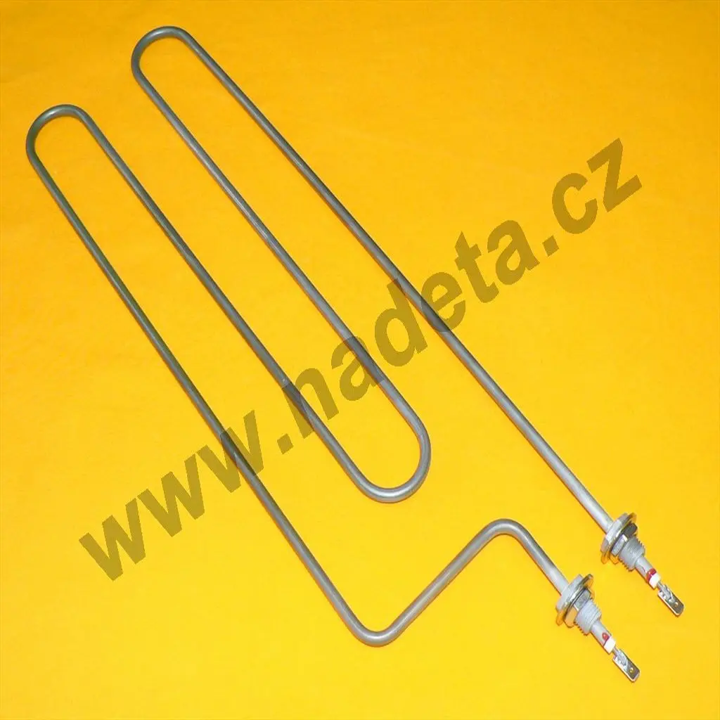 Topné těleso 2000W, 400V, 2xM14, udírna