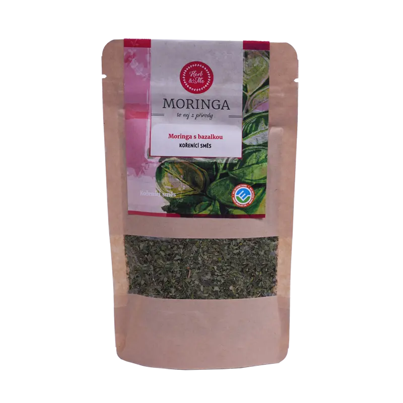 Moringa s bazalkou