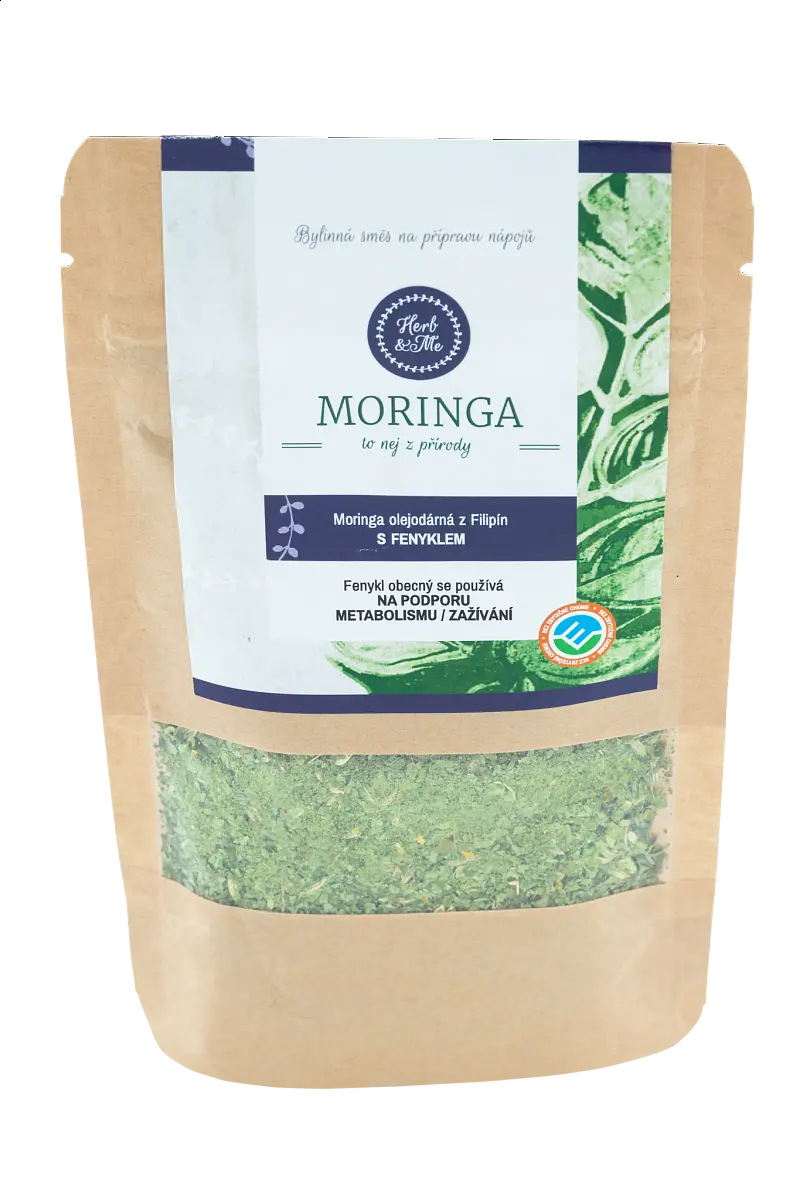 Moringa s fenyklem - detox, nadýmání