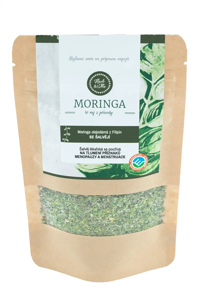 Moringa se šalvějí - koření i čaj