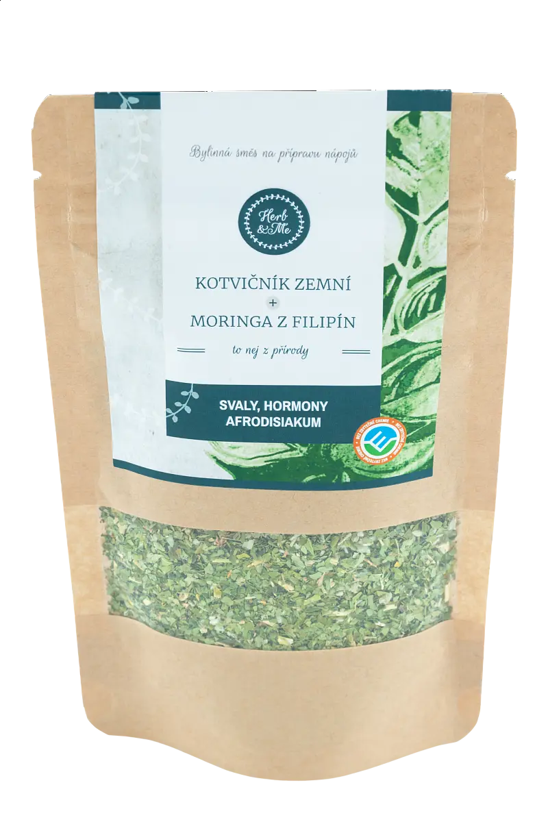 Moringa s kotvičníkem - afrodisiakum, hormony, svaly