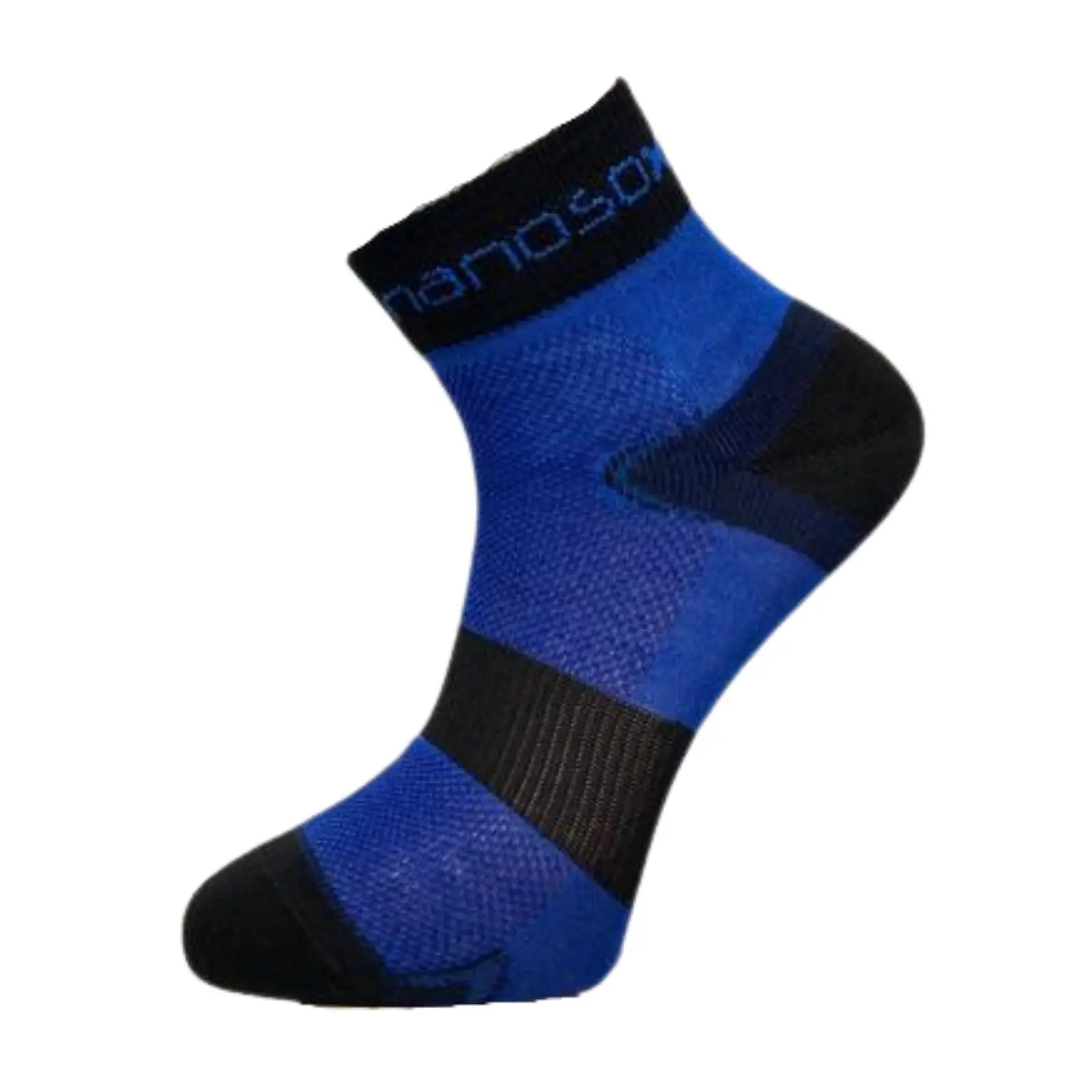 nanosox SPORT CYKLON ponožky .47-48 .černo-modrá