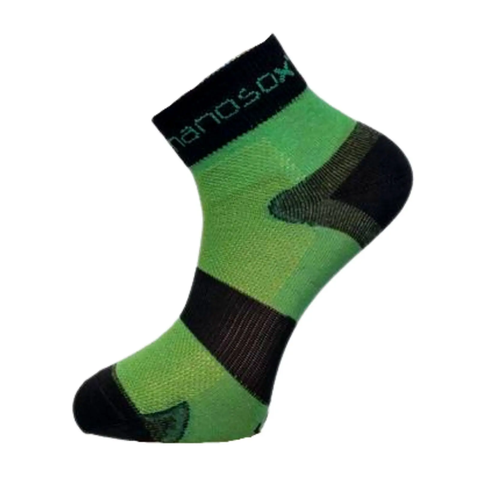 nanosox SPORT CYKLON ponožky .44-46 .černo-zelená