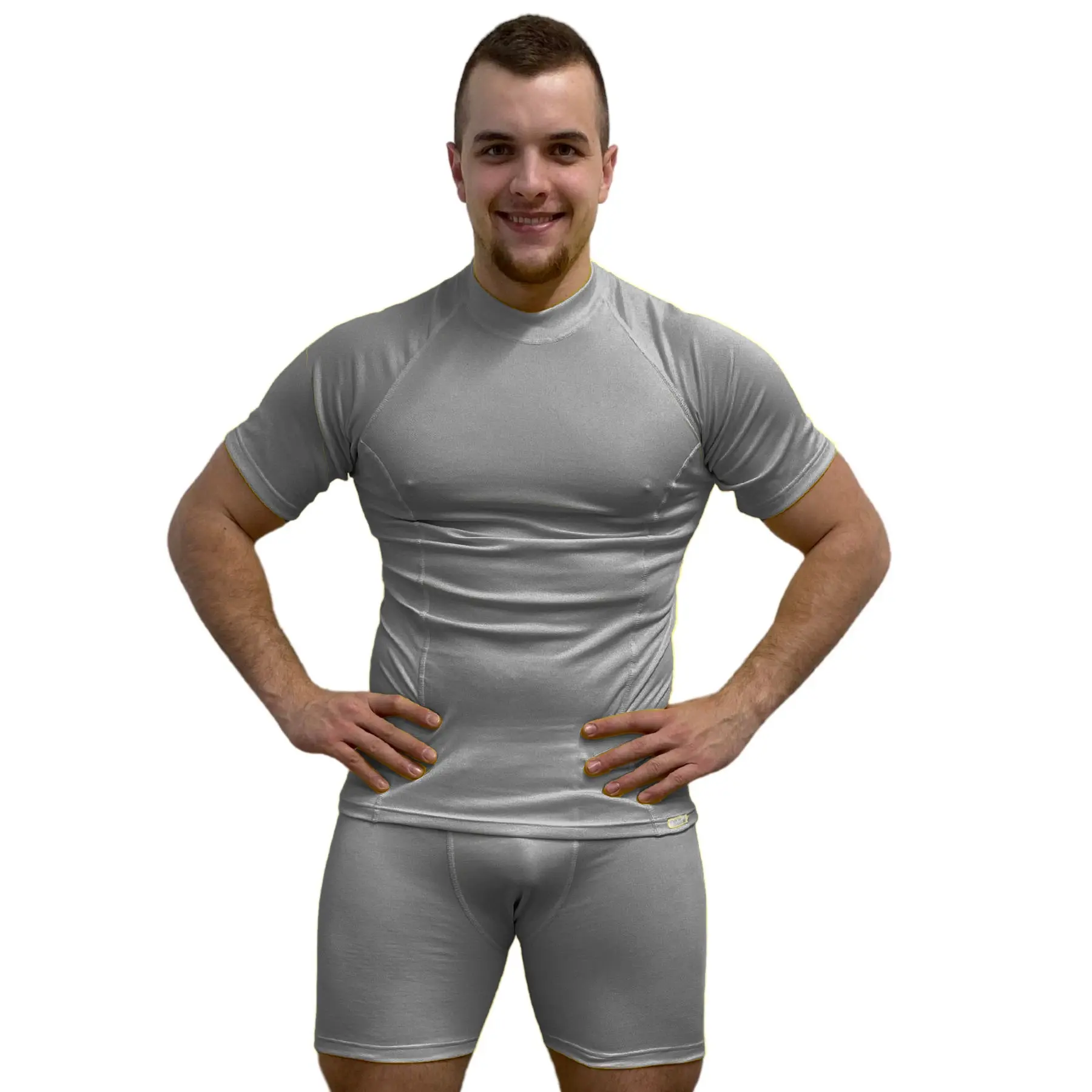 SPORT NANO triko krátký rukáv .pánské .XXL .šedá