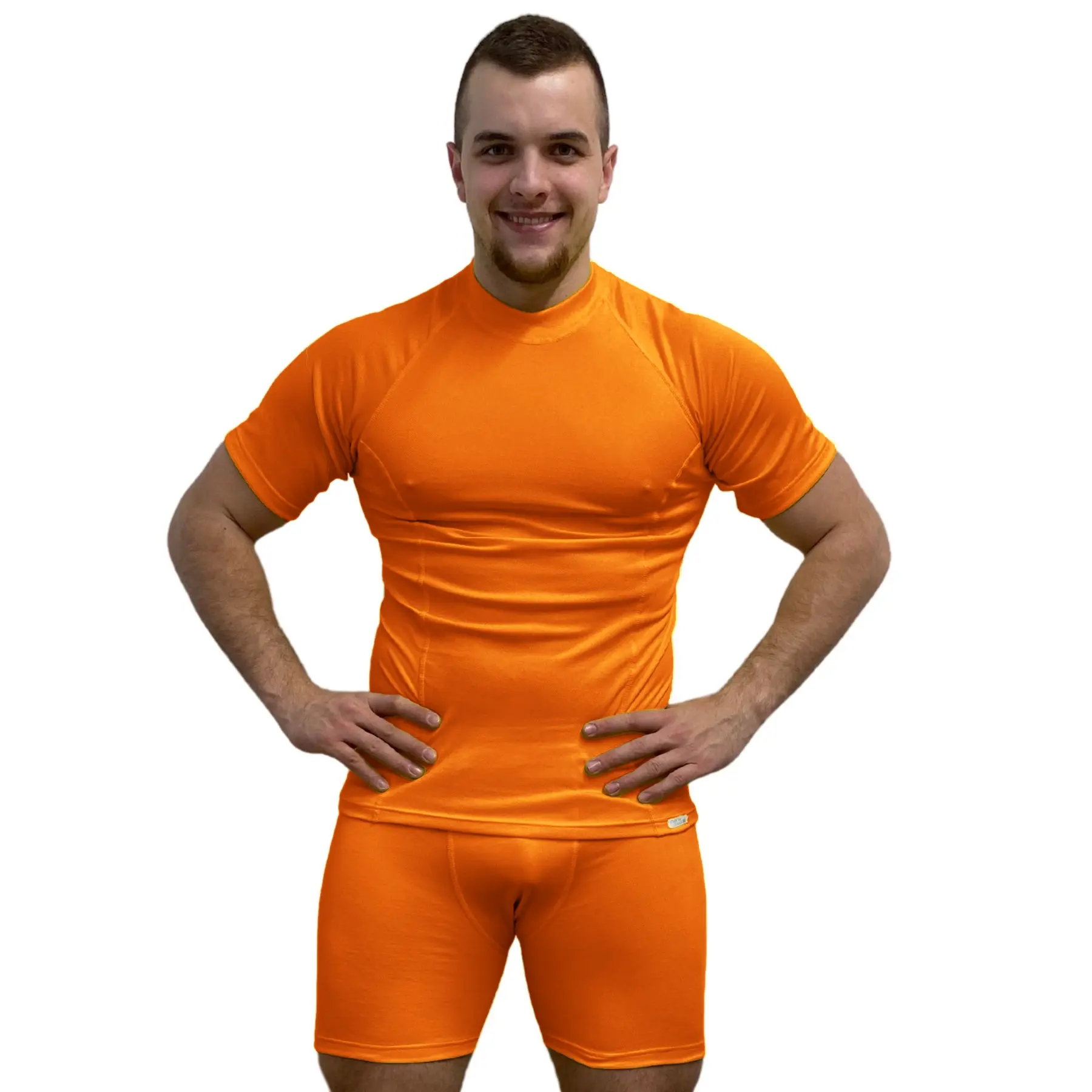 SPORT NANO triko krátký rukáv .pánské .XL .oranžová
