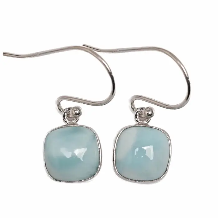Larimar náušnice stříbro Ag 925 VHE010777 - 0,8 cm, 2,9 g