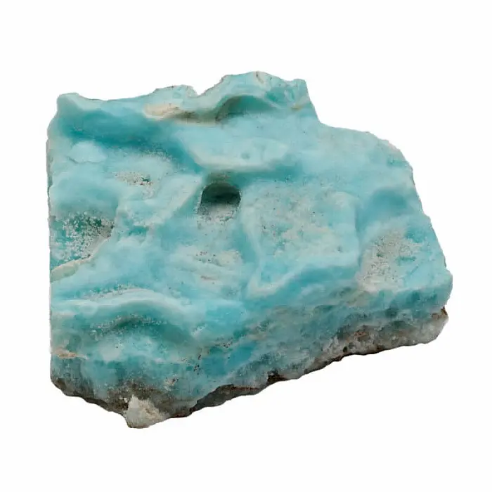 Aragonit modrý surový Afghánistán 10 - cca 5,7 x 4,6 cm, 104 g