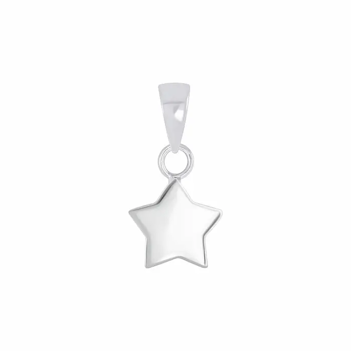 09580 Stříbrný přívěsek Hvězdička - 8 mm, 0,3 g