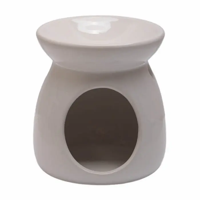 Aroma lampa keramická bílá 10,5 cm - cca 9 x 10,5 cm