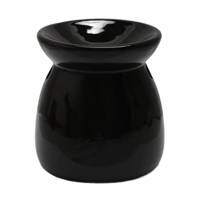 Aroma lampa keramická černá 10,5 cm - cca 9 x 10,5 cm