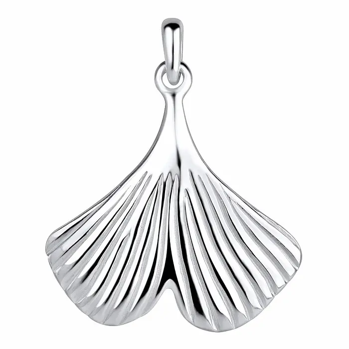 23829 Stříbrný přívěsek GINKGO 20 mm - 20 mm, 2,2 g