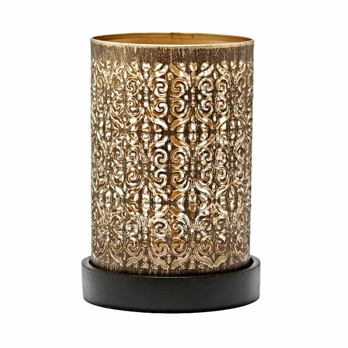Svícen kovový Mango Wood - 12 x 16 cm