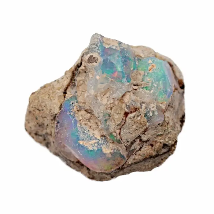 Opál etiopský v hornině 108 - cca 1,3 x 1,2 cm, 0,7 g