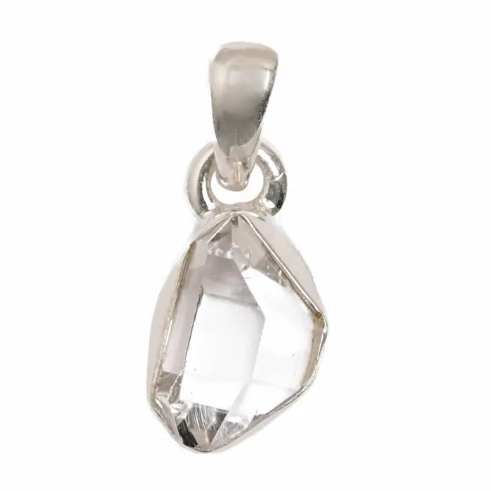 Herkimer diamant přívěsek stříbro Ag 925 P109 - 1,1 cm, 1,1 g