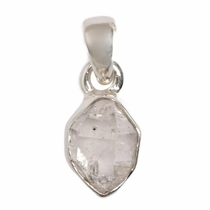 Herkimer diamant přívěsek stříbro Ag 925 P111 - 1 cm, 1,3 g