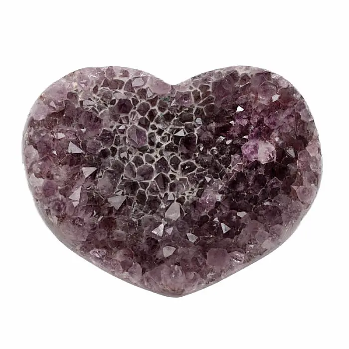 Ametyst drůza srdce AA kvalita 13 - cca 11,4 x 10,6 cm, 540 g