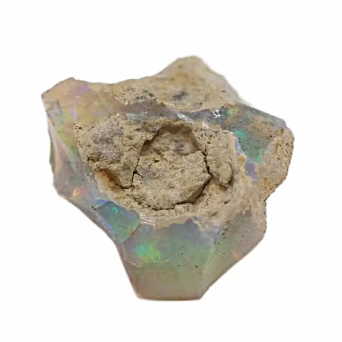 Opál etiopský v hornině 135 - cca 1,3 x 1,2 cm, 1 g