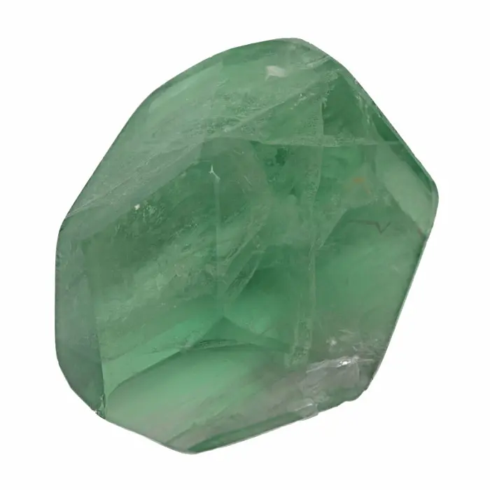 Fluorit duhový broušený 14 - cca 4 x 2,1 cm, 46 g