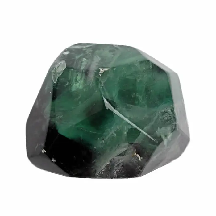 Fluorit duhový broušený 18 - cca 4,2 x 2,9 cm, 63 g