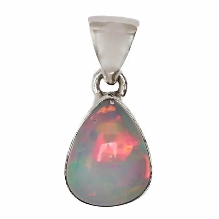 Opál etiopský přívěsek stříbro Ag 925 P1948 - 1,2 cm, 1,8 g