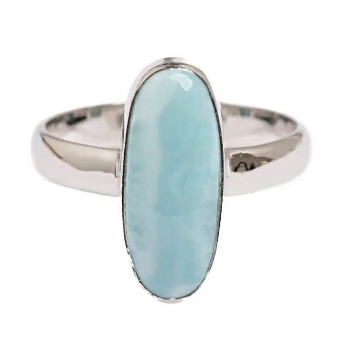 Larimar prsten stříbro Ag 925 VHR010790 - 2 - 51 mm (US 5,5), 2,8 g