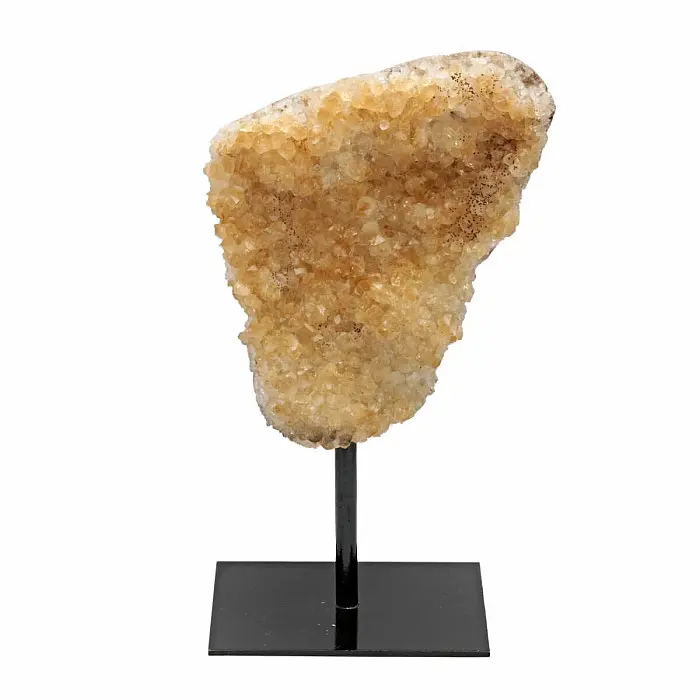 Citrín drůza na stojánku 21 - cca 13 x 11 cm, 998 g