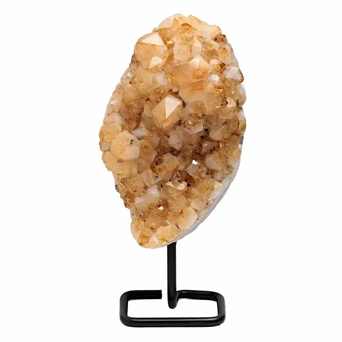 Citrín drůza na stojánku 22 - cca 19 x 11,5 cm, 2716 g