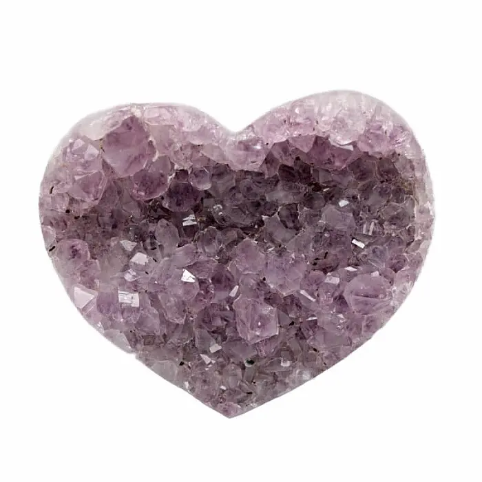 Ametyst drůza srdce AA kvalita 3 - cca 8,7 x 7,8 cm, 152 g